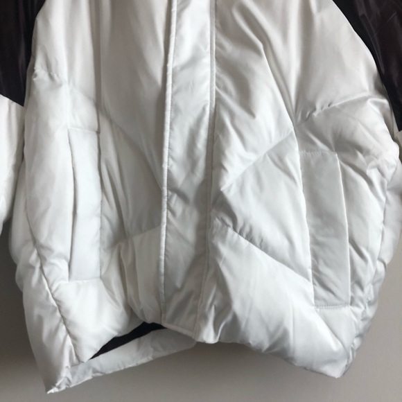Maje Cropped Bi-color Winter Jacket - Picture 6 of 14